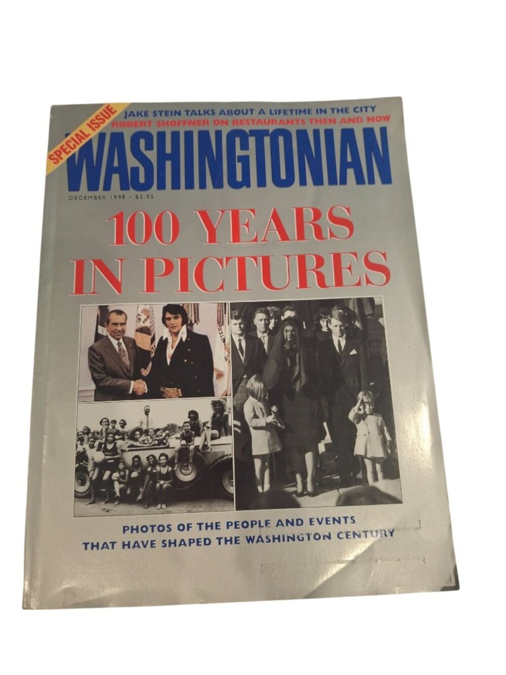 Washingtonian Magazine Dec 1998 100 Years in Pictures Nixon Elvis JFK Special